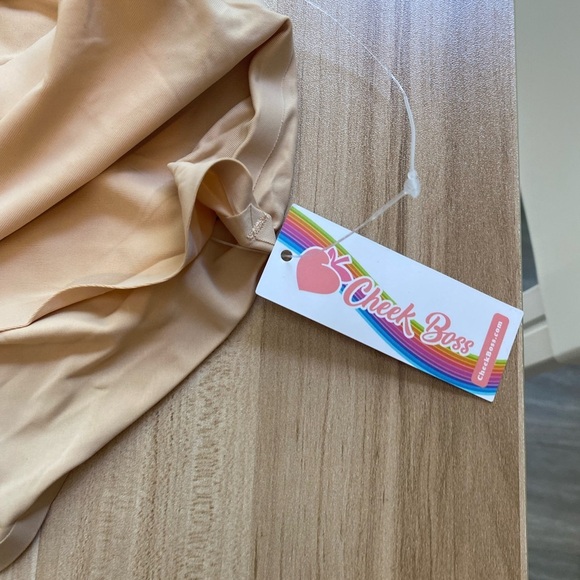 NWT Cheek Boss Women's Seamless Stretch Mid-Rise Brief Panties Tan Nude  3xl - Picture 4 of 5